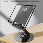 COTECI BS-012 Tablet Telescopic Rotating Bracket Adjustable Angle Laptop Stand with Anti Slip Base