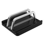 L500 Single Slot Vertical Laptop Stand ABS + Aluminum Alloy Adjustable Desktop Notebook Storage Holder Support