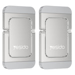 YESIDO LP11 2Pcs Laptop Riser Stand Zinc Alloy Adjustable Height Cooling Stand for Notebook Triangular Support