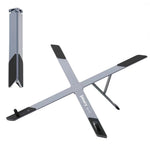 JMARY MS-97 Portable Folding Laptop Stand Metal Adjustable Desktop Laptop Holder for Notebook Tablet Computer