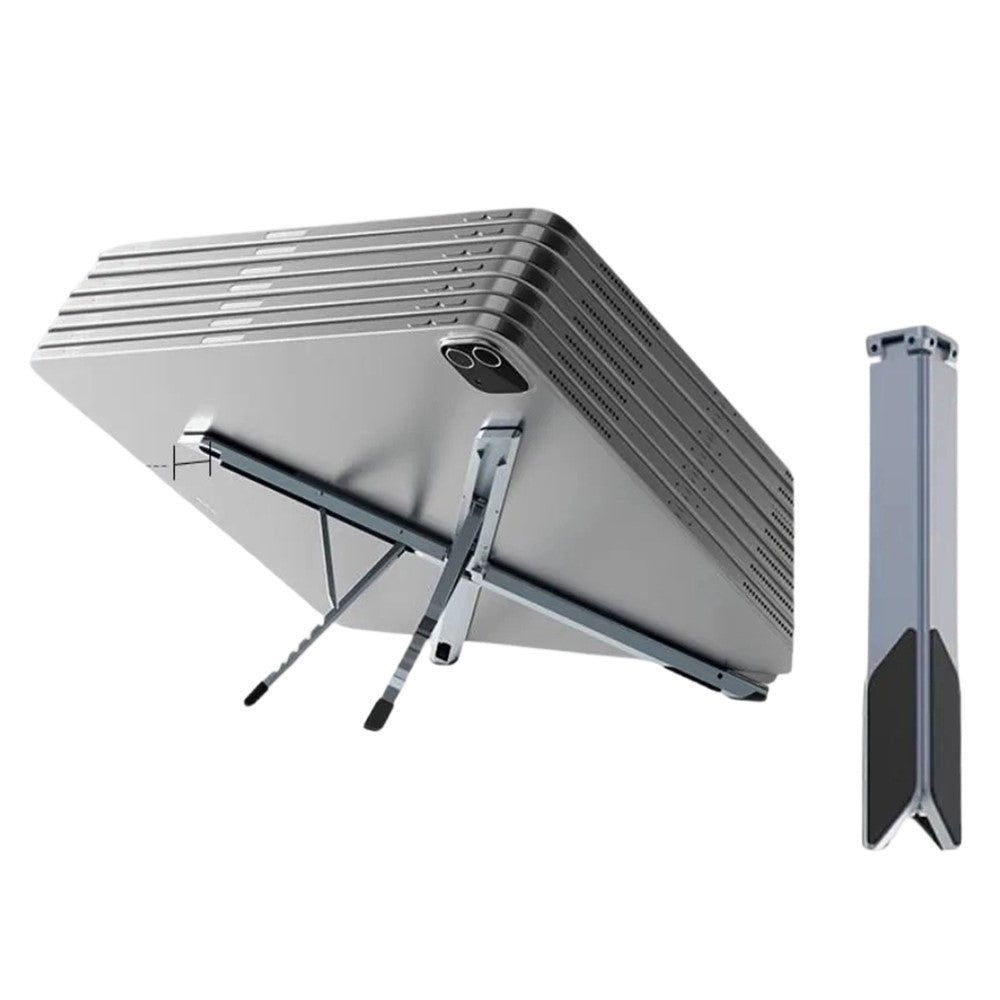 JMARY MS-97 Portable Folding Laptop Stand Metal Adjustable Desktop Laptop Holder for Notebook Tablet Computer