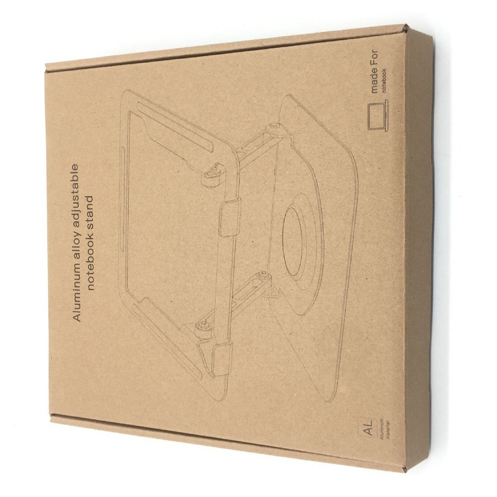 D147 360-graders roterende laptopløftebeslag i aluminiumslegering, Notebook-køler, bordstander