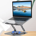 D147 360-graders roterende laptopløftebeslag i aluminiumslegering, Notebook-køler, bordstander