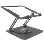 D147 360-graders roterende laptopløftebeslag i aluminiumslegering, Notebook-køler, bordstander
