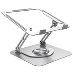 D147 360-graders roterende laptopløftebeslag i aluminiumslegering, Notebook-køler, bordstander
