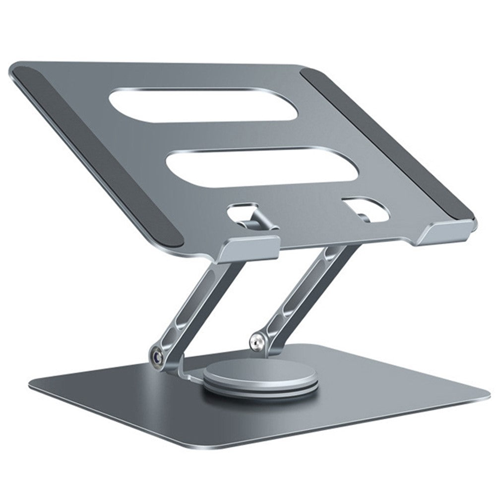 D086 Desktop Laptop Lifting Bracket 360 Degree Rotating Aluminum Alloy Folding Notebook Stand