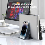 R-JUST BJ16 Notebook Vertical Storage Base Aluminum Alloy Desktop Laptop Holder Stand