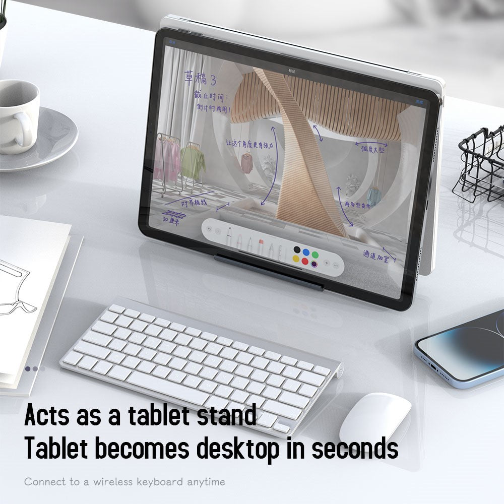 R-JUST BJ16 Notebook Vertical Storage Base Aluminum Alloy Desktop Laptop Holder Stand