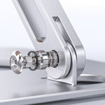 BONERUY R06 Metal Book Stand Folding Desktop Book Holder Portable Multi-Angle Adjustable Reading Stand