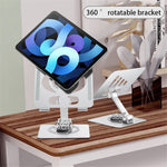 Foldable Tablet Stand Holder Aluminum Alloy 6-14 Inch Smartphone Stand Desktop Mount for Hands-free Use