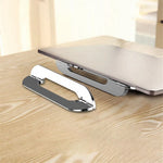 Desktop Zinc Alloy Laptop Holder Lightweight Portable Magnetic Folding Notebook Stand