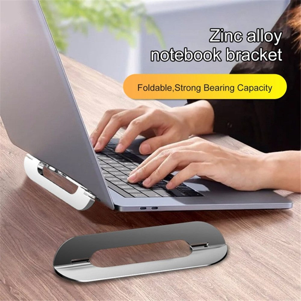 Desktop Zinc Alloy Laptop Holder Lightweight Portable Magnetic Folding Notebook Stand