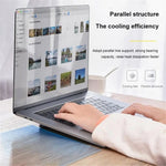 Desktop Zinc Alloy Laptop Holder Lightweight Portable Magnetic Folding Notebook Stand