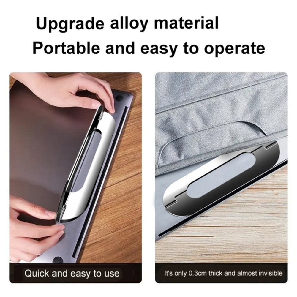 Desktop Zinc Alloy Laptop Holder Lightweight Portable Magnetic Folding Notebook Stand