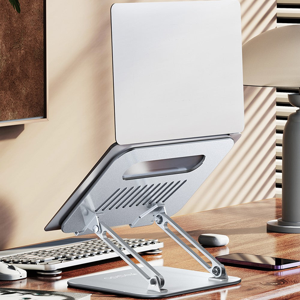 YESIDO LP05 Folding Portable Desktop Laptop Holder Multi-Angle Adjustable Aluminum Alloy Notebook Stand