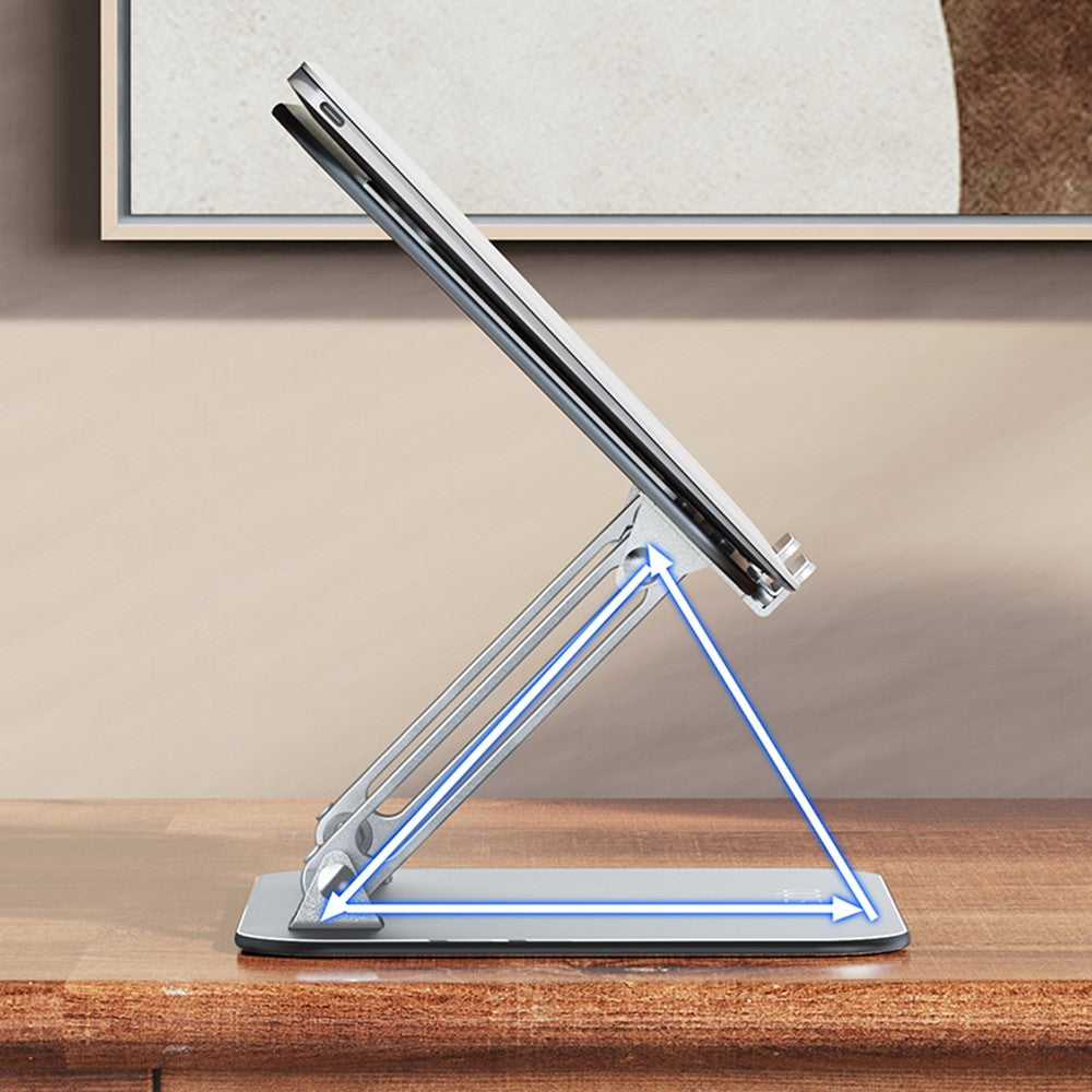 YESIDO LP05 Folding Portable Desktop Laptop Holder Multi-Angle Adjustable Aluminum Alloy Notebook Stand