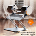 YESIDO LP05 Folding Portable Desktop Laptop Holder Multi-Angle Adjustable Aluminum Alloy Notebook Stand