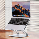 YESIDO LP05 Folding Portable Desktop Laptop Holder Multi-Angle Adjustable Aluminum Alloy Notebook Stand