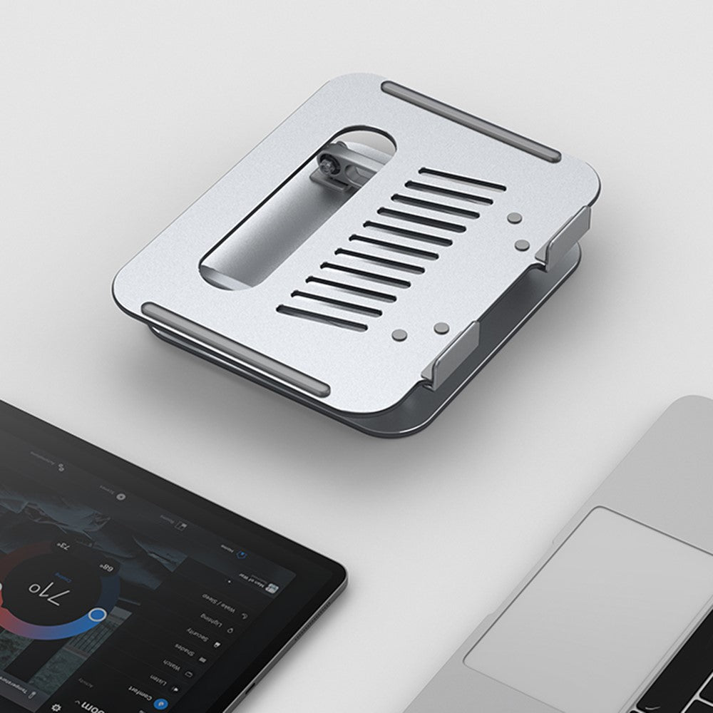 YESIDO LP05 Folding Portable Desktop Laptop Holder Multi-Angle Adjustable Aluminum Alloy Notebook Stand