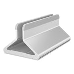 C4 Justerbar Bredde Enkelt Slot Opbevaringsbase til Notebooks og Tablets Skrivebordsstander i Aluminiumslegering