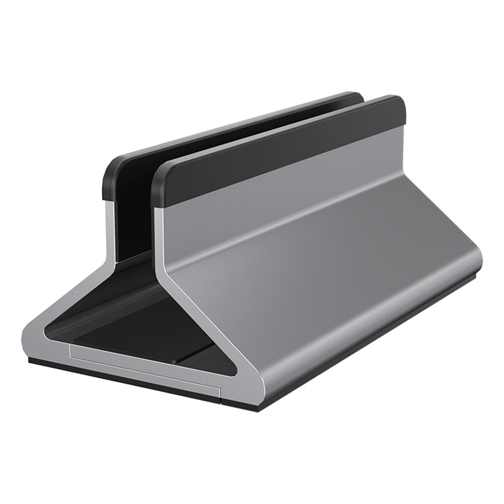 C4 Justerbar Bredde Enkelt Slot Opbevaringsbase til Notebooks og Tablets Skrivebordsstander i Aluminiumslegering