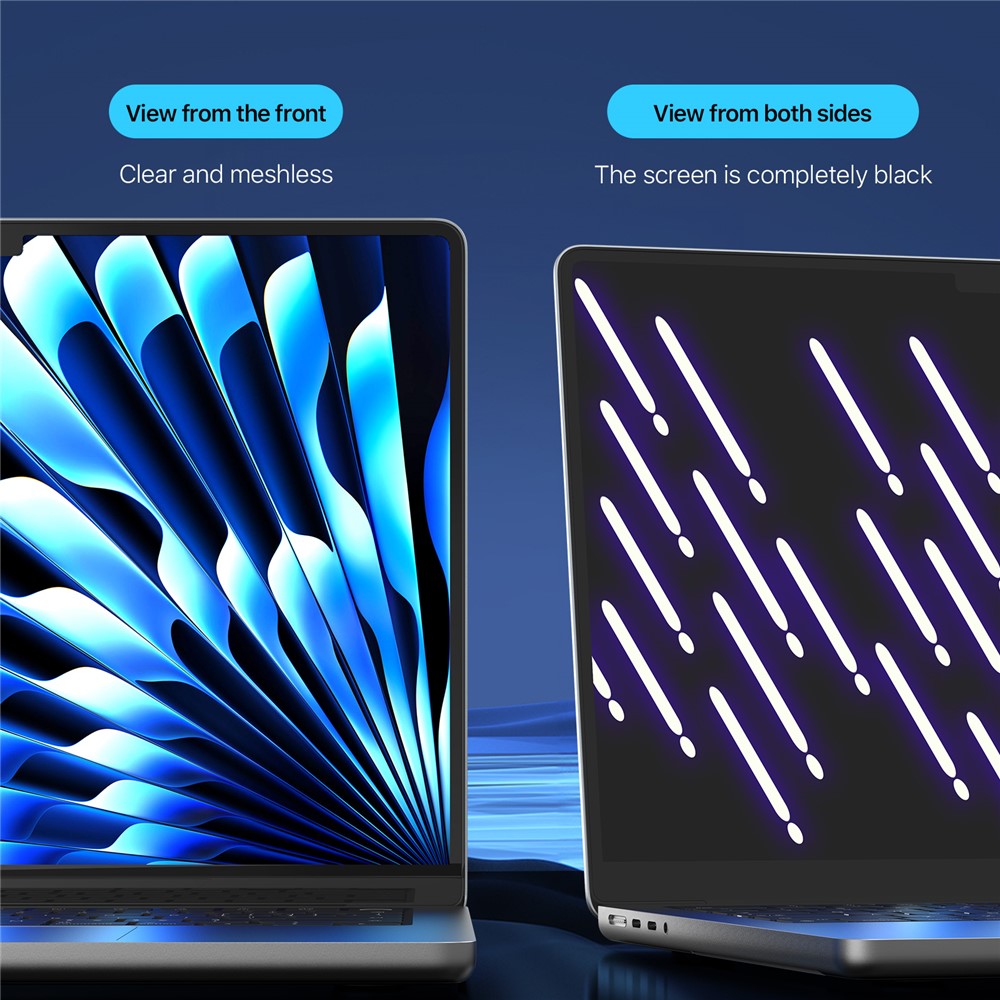 DUX DUCIS Leno-serien för MacBook Pro 16 tum (2024) M4 A3403 / A3186 / (2023) M3 A2991 / M2 A2780 / (2021) A2485 / (2019) Anti-peep PET-skärmfilm