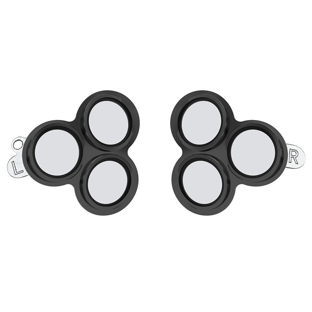 2Pcs For Meta Quest 3S Front Lens Alloy + Tempered Glass Anti-Explosion Protective Film