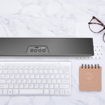 RGB Light Desktop Bluetooth-Compatible Speaker Soundbar HiFi Stereo TV Computer Loudspeaker