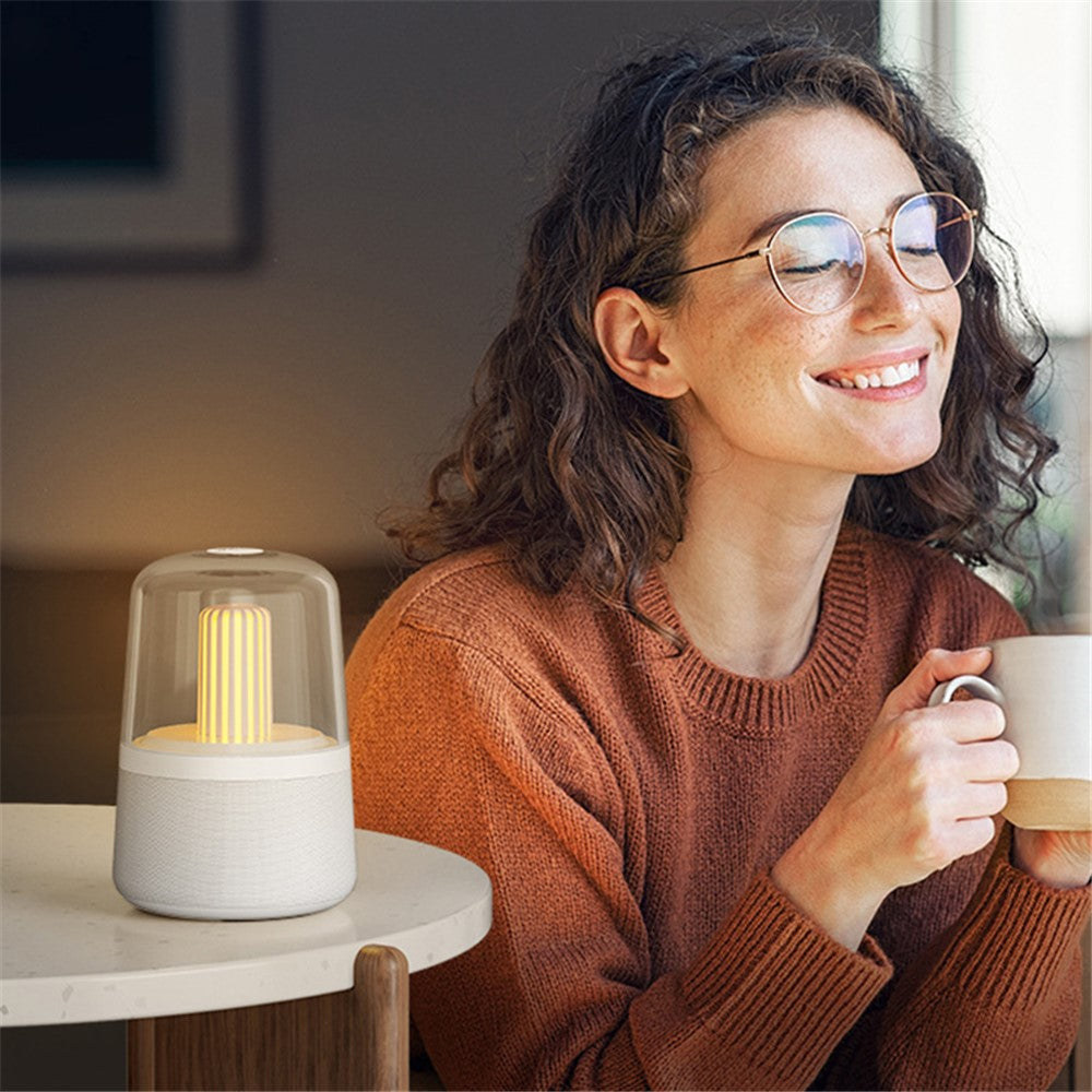 MCHOSE BS585 Portable Rechargeable Bluetooth-compatible Speaker Dimmable Night Light Wireless Stereo Subwoofer