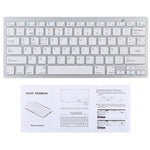 Ultra-Slim Wireless Bluetooth-compatible Keyboard (Spanish Language) for Android Windows iOS