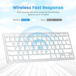 Ultra-Slim Wireless Bluetooth-compatible Keyboard (Arabic Language) for Android Windows iOS