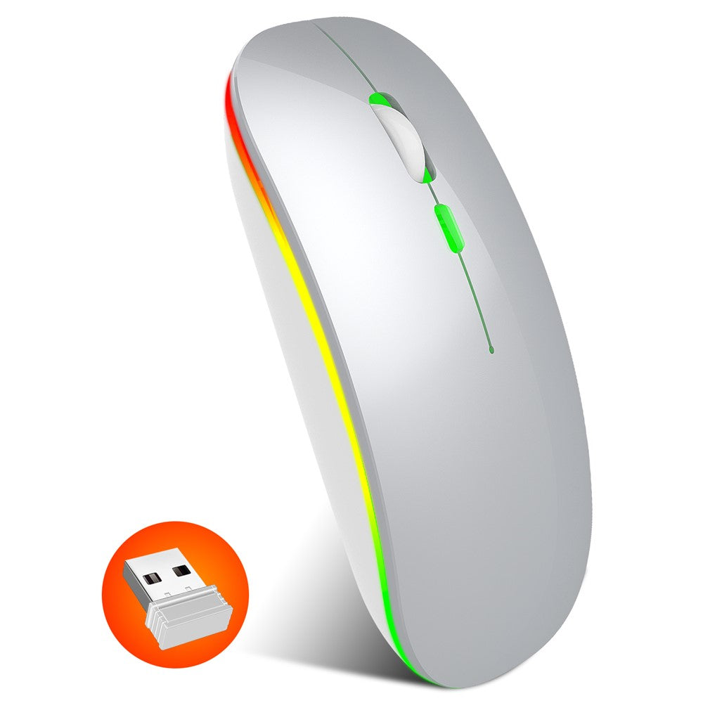 M40 2.4G Trådløs RGB Mus til Computer med USB Nano-modtager