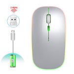 M40 2.4G Trådløs RGB Mus til Computer med USB Nano-modtager