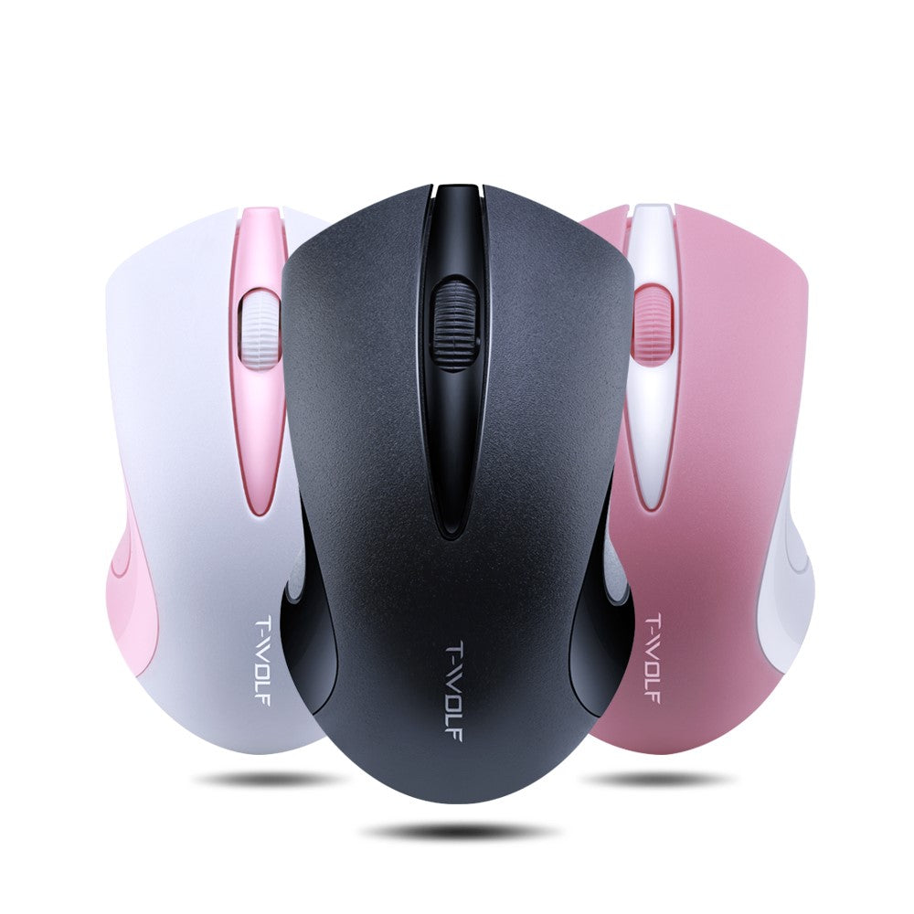 T-WOLF Q2 Portable Computer Mice for PC Notebook Laptop Wireless Mouse