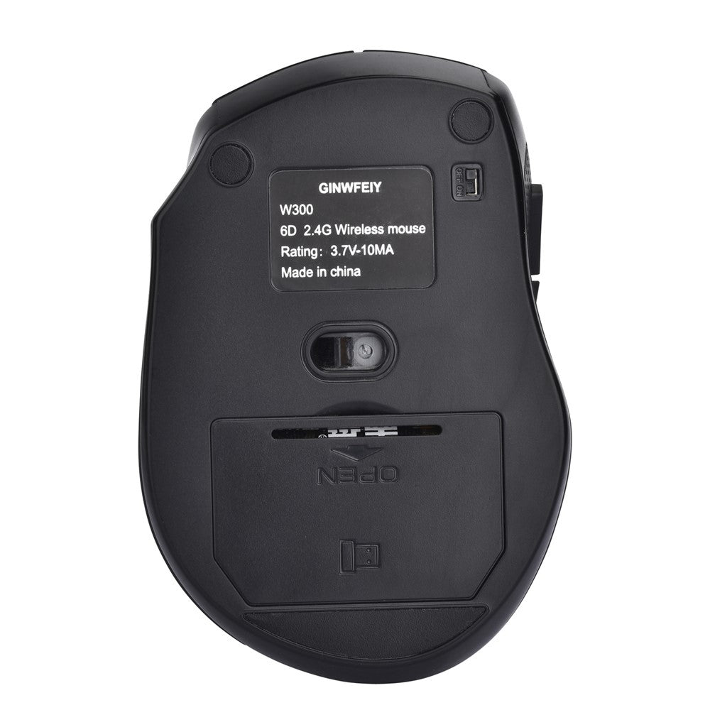 JINWFEIY W300 1600DPI 6D 2.4G Wireless Mouse Quite Mice for PC Computer
