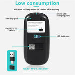 E39 Rechargeable 2.4G Wireless Gaming Mouse 1600DPI RGB Breathing Light Computer Laptop Ergonomic Mice