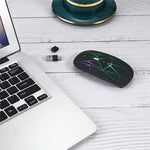 E39 Rechargeable 2.4G Wireless Gaming Mouse 1600DPI RGB Breathing Light Computer Laptop Ergonomic Mice
