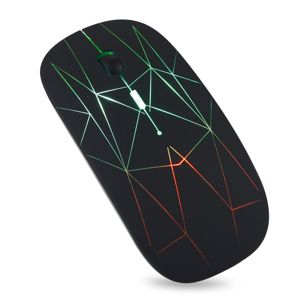 E39 Rechargeable 2.4G Wireless Gaming Mouse 1600DPI RGB Breathing Light Computer Laptop Ergonomic Mice