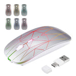 E39 Rechargeable 2.4G Wireless Gaming Mouse 1600DPI RGB Breathing Light Computer Laptop Ergonomic Mice