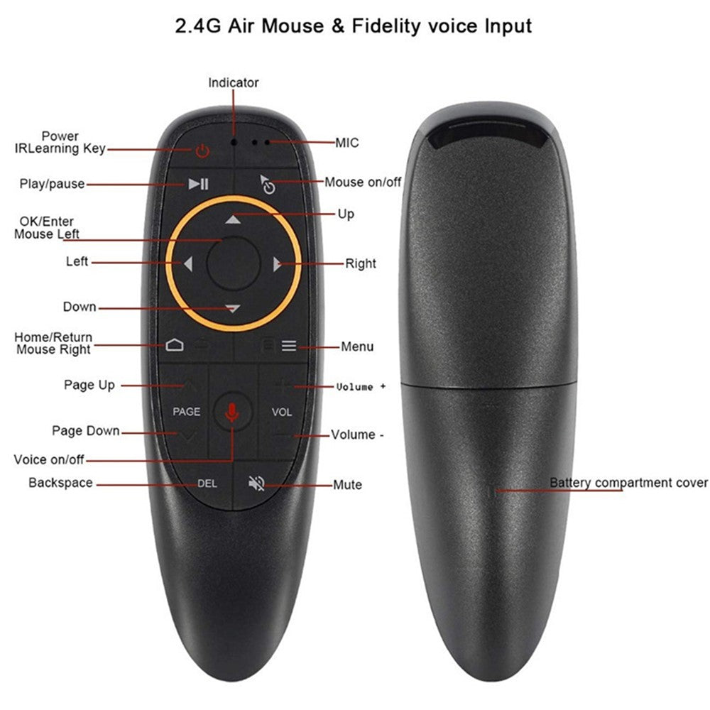 G10 2.4GHz Wireless Mouse Remote Controller Voice Control Device for Laptop PC Android TV Box