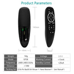 G10S Pro 2.4G Wireless Air Mouse Remote Controller with Backlit and Gyro Sensor for Android TV Box Support Voice Search