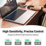 UGREEN MU001 2.4GHz Wireless Mute Mouse with 4000 DPI for PC Laptop Computer