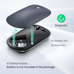 UGREEN MU001 2.4GHz Wireless Mute Mouse with 4000 DPI for PC Laptop Computer