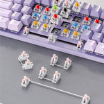 ZIYOULANG K65 78 Keys Hot Swappable Mechanical Keyboard RGB Light USB Wired Keyboard