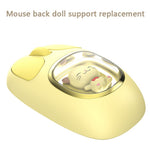 Y-FRUITFUL M94 2.4G+Bluetooth-compatible 3.0+Bluetooth-compatible 5.0 Tri-Mode Mouse Cartoon Doll Wireless Mice