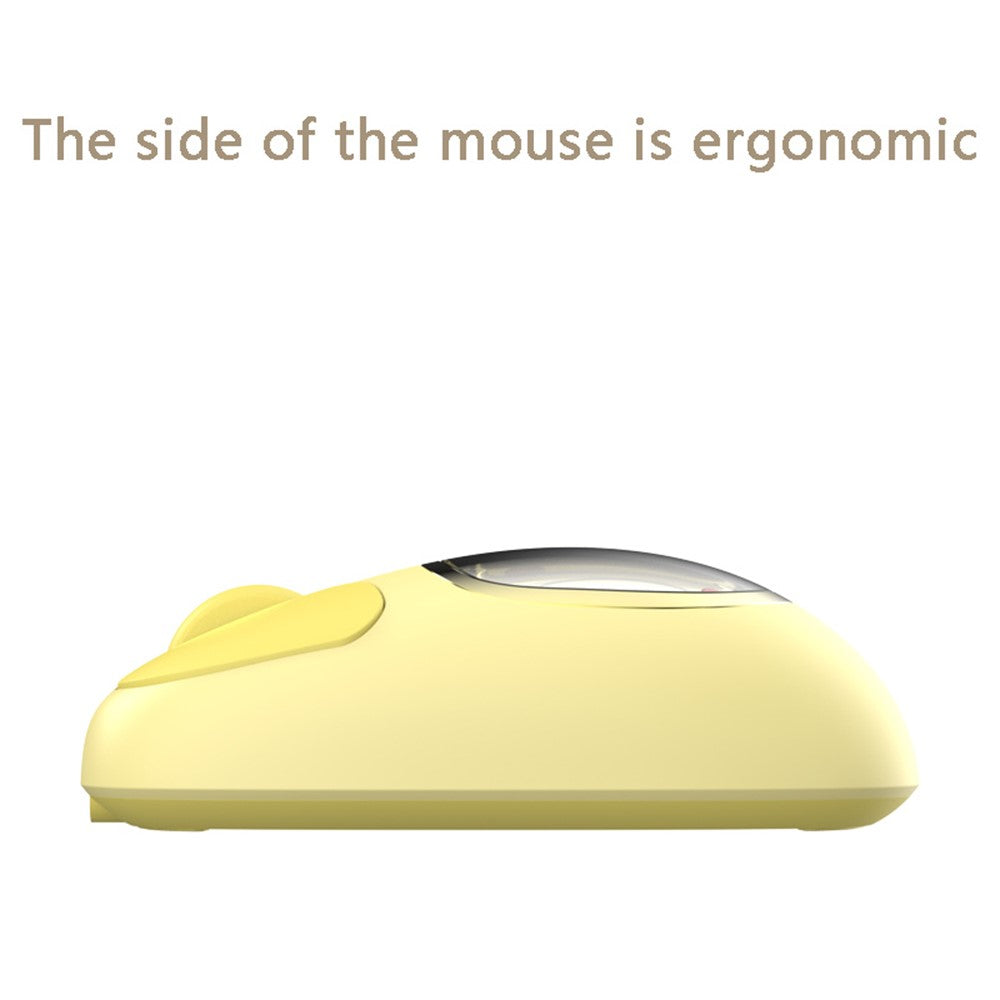 Y-FRUITFUL M94 2.4G+Bluetooth-compatible 3.0+Bluetooth-compatible 5.0 Tri-Mode Mouse Cartoon Doll Wireless Mice