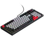 T-WOLF T50 Mechanical Keyboard with RGB Backlit 96 + 1 Keys USB Wired Keyboard for PC Gaming