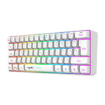 HXSJ L500 61 Keys Gaming Keyboard 2.4G / Bluetooth-compatible / Wired Triple Mode Membrane Keyboard with RGB Backlit