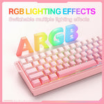 ONIKUMA G69 68 Keys Hot Swappable Keyboard for Mac / Windows / Android Magnetic Axis Gaming Keyboard with RGB Light
