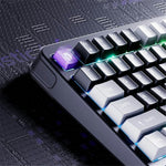 INPHIC V98PRO Wired Keyboard 98-Key Mechanical Feel Membrane Keyboard with RGB Backlit for Office Gaming